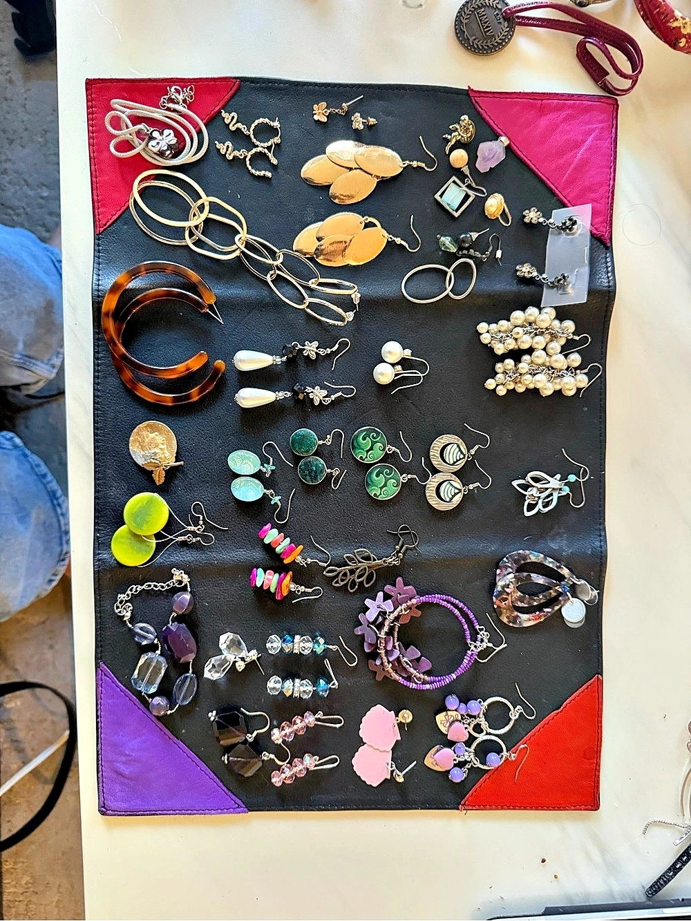 Assorted Gold & Black Jewelry Lot